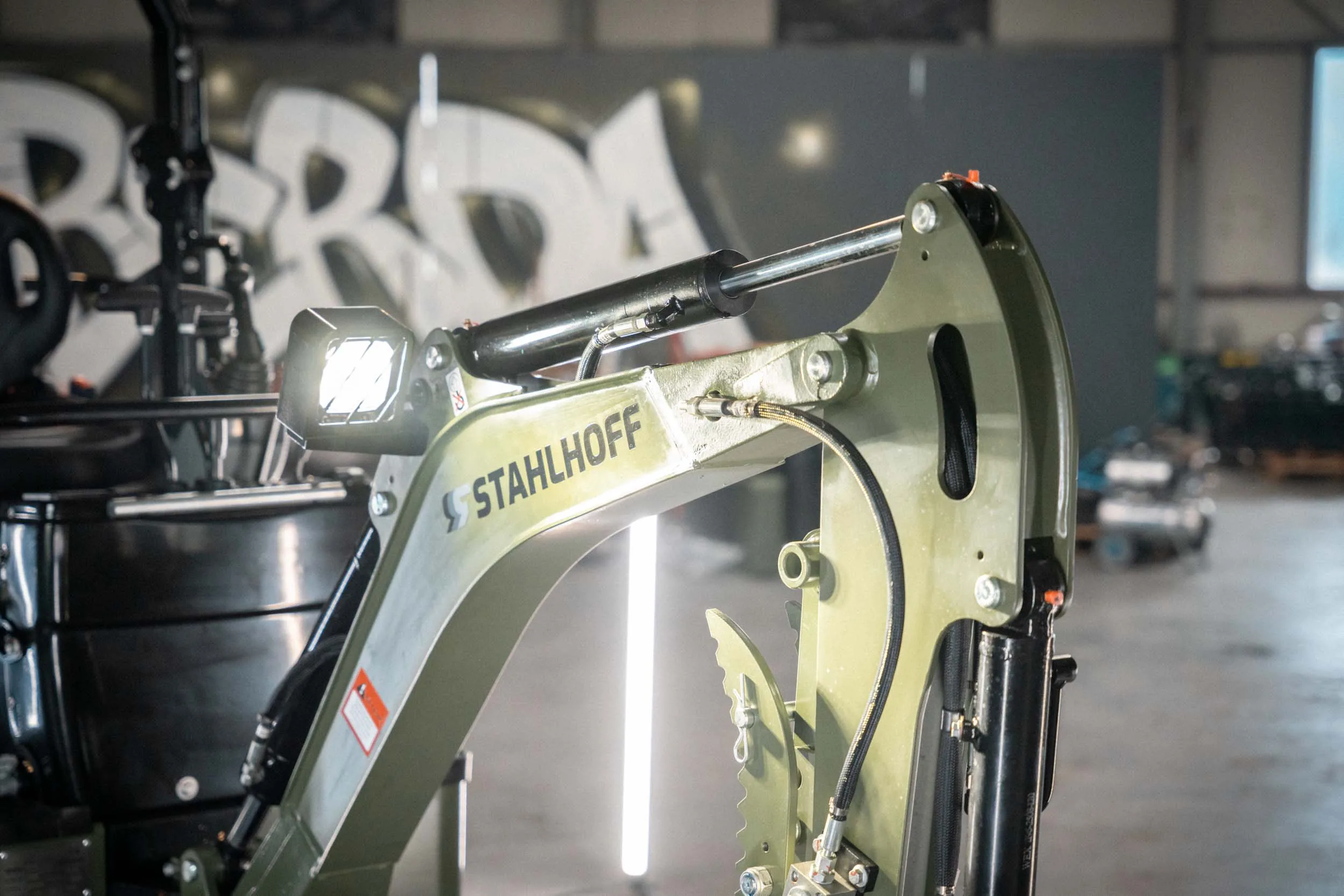 STAHLHOFF Minibagger im BERDA-Showroom Neu Wulmstorf