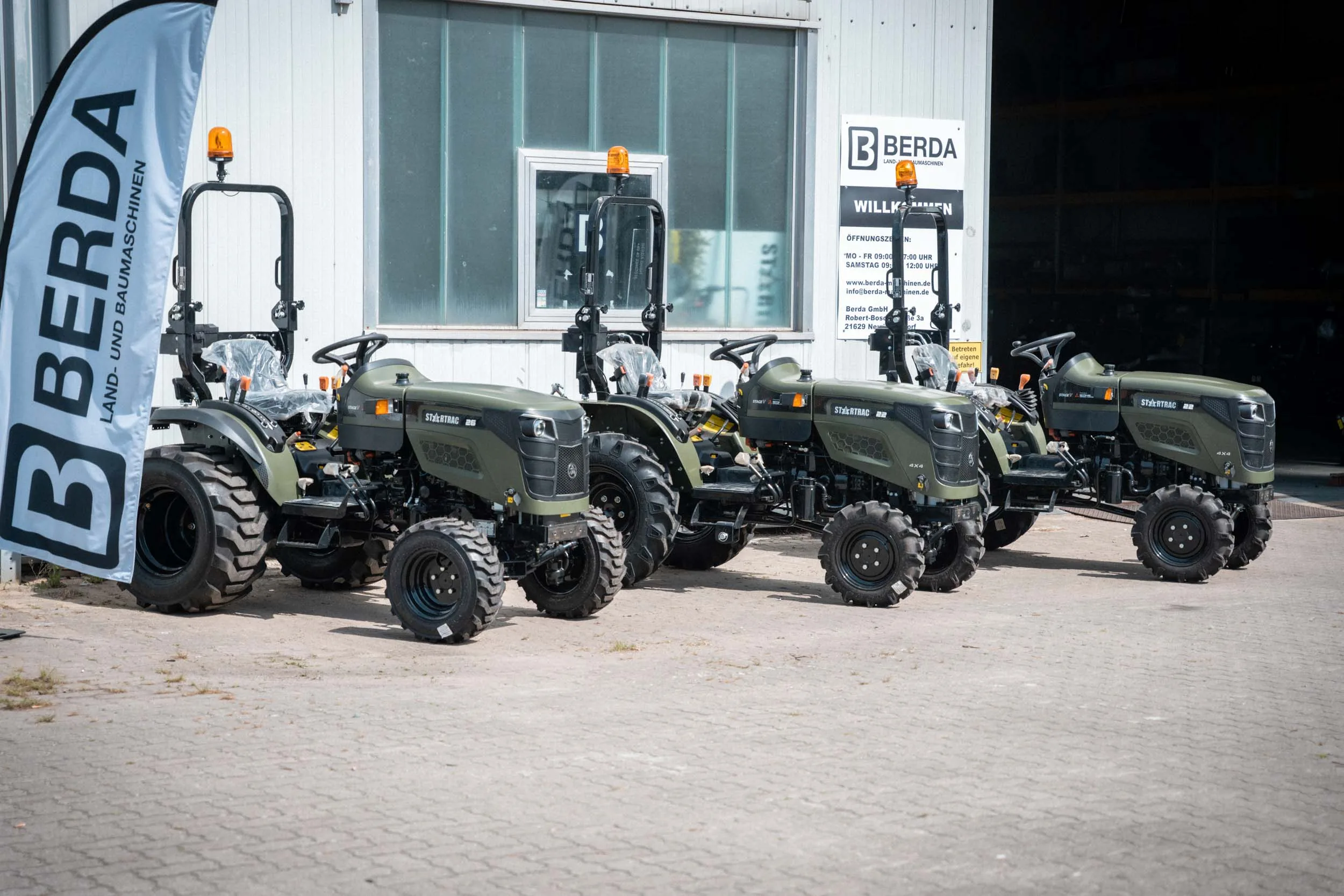 BERDA Team beim Abbau am Ende der Agritechnica 2025